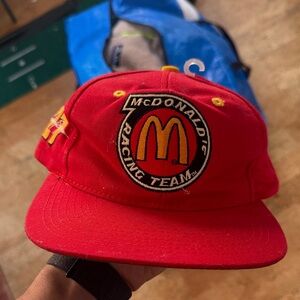 RARE McDonald's Racing Team Jimmy Spencer Red Hat